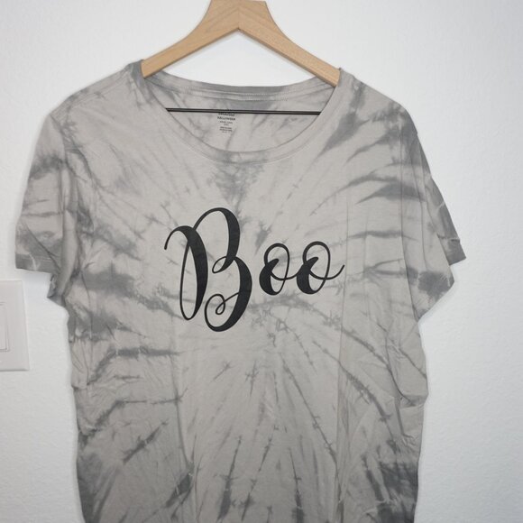Woman's "Boo" Tie Dye Shirt - Picture 12 of 15